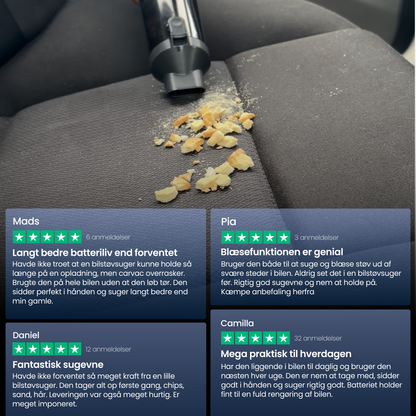 CarVac Pro™ - Trådløs håndstøvsuger